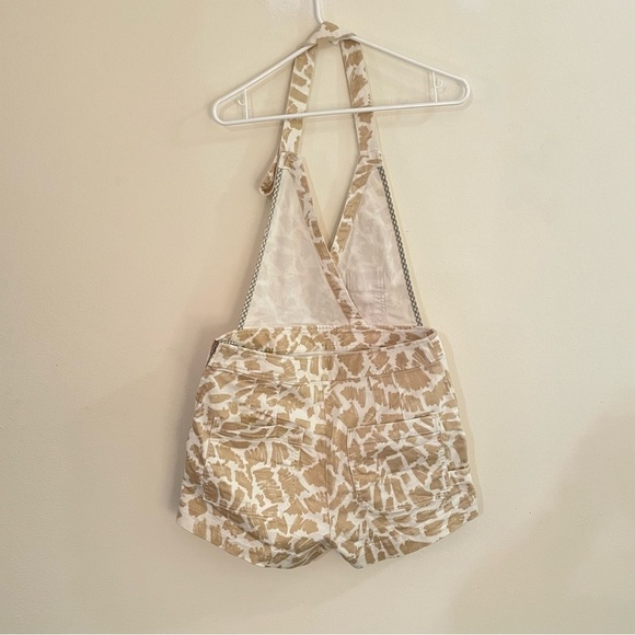 Anthropologie Maeve Gardeners Apron Shortalls Size 12 - Picture 6 of 13